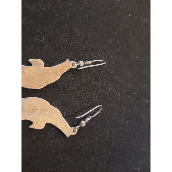 Soaring Birds ALIA Stone Inlay Earrings Mexico - Picture 6 of 6